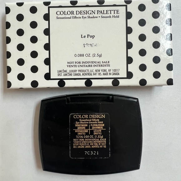2 VTG Lancome Neutral Quad Eyeshadow Palette - Tested - Le Pop + Color Design - Picture 4 of 7